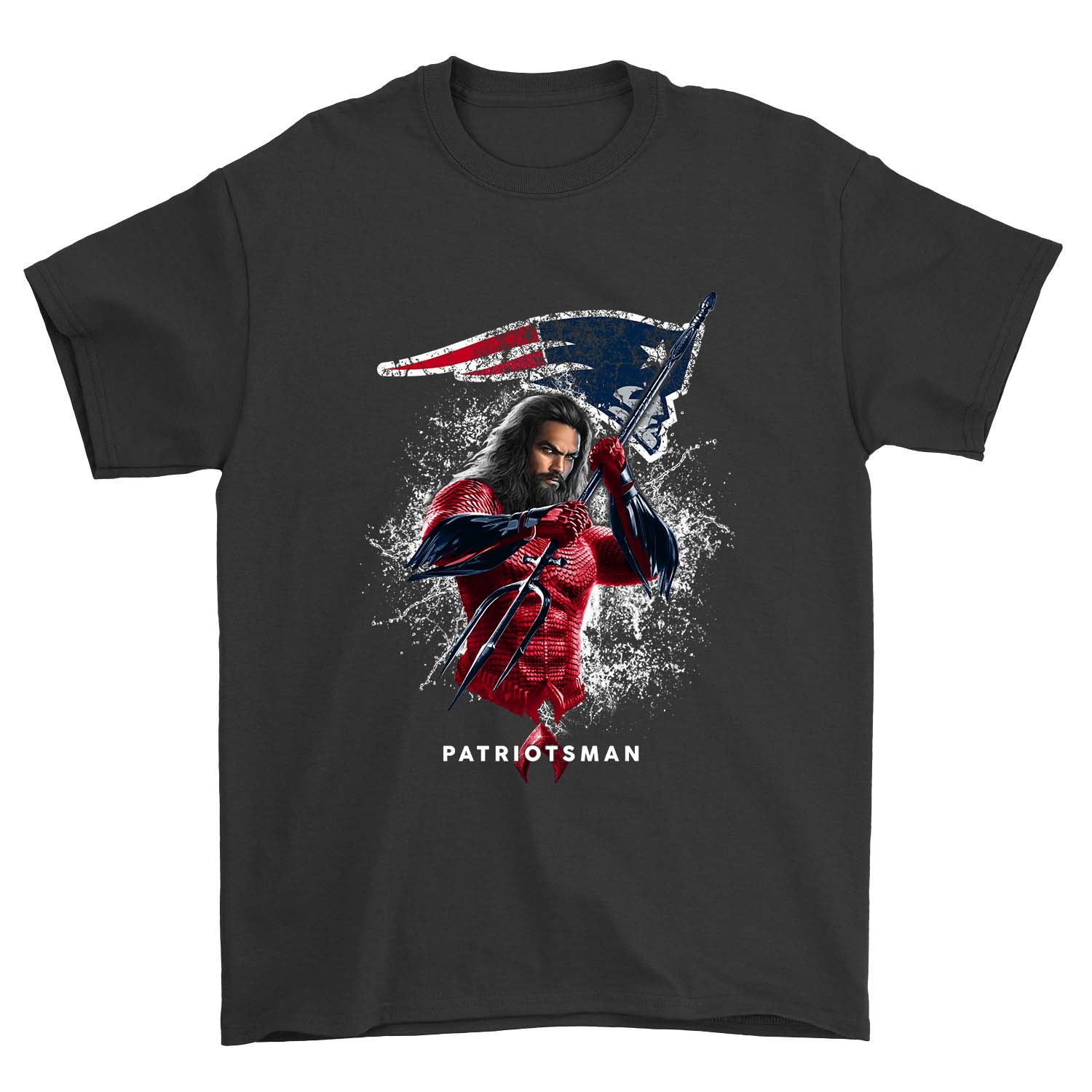 New England Patriots "aquaman Patriotsman" T-Shirt New England Patriots "aquaman Patriotsman" T-Shirt